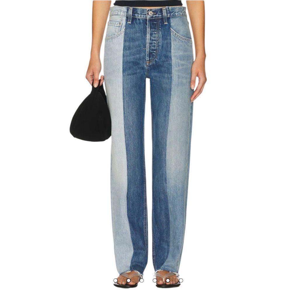 Citizens Of Humanity Dahlia Straight Jeans in Aegean Size 24 NWT